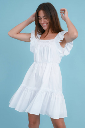 Mini Kleid AKSU in Weiß