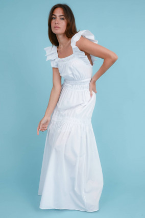 Maxi Kleid AKSU in Weiß