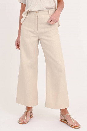 Weite Culotte LAPO in Beige