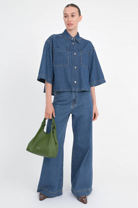 Jeanshemd ENZA in Medium Blue