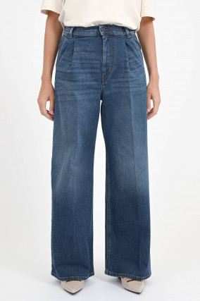 Jeans ORTLES mit Qutschfalte in Dark Blue