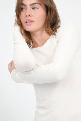Langarmshirt MULTIE in Ecru