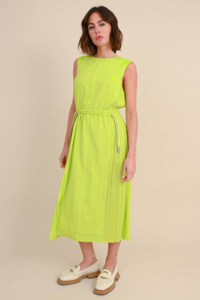 Maxi-Kleid in Gelbgrün