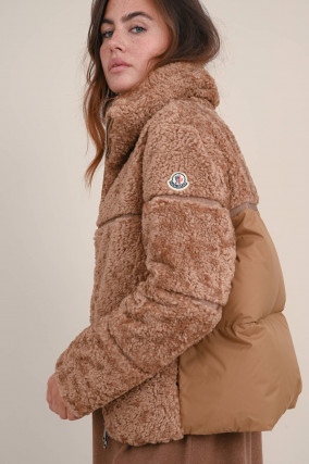 Teddyfleece Jacke SEGURA in Camel