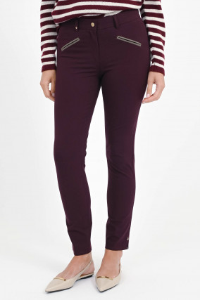 Superstretch-Hose ROYAL in Bordeaux