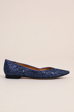 Pailletten Ballerina in Violett