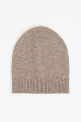 Mütze aus Cashmere in Sand