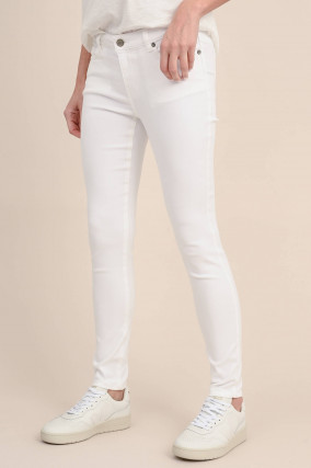 Skinny Jeans STRAIGHT CUT in Weiß