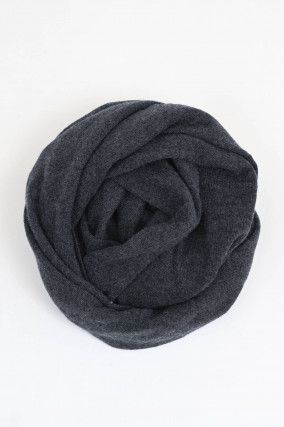 Cashmere-Tuch in Anthrazit