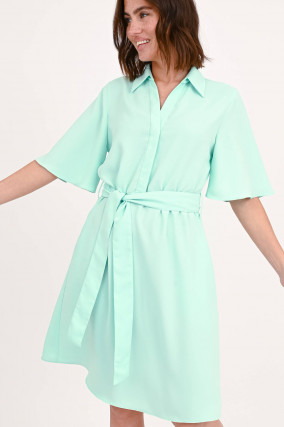 Minikleid ILARY in hellem Mint