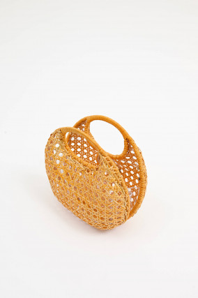 Henkeltasche MICHELE in Honig