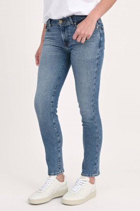 Slim Fit Jeans ROXANNE LUXE VINTAGE in Mittelblau