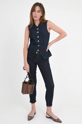 Ärmelose Weste/Gilet in Dark Blue