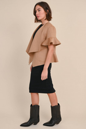 Kamelhaar Jäckchen in Camel