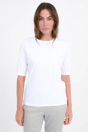 Weiches Basic Shirt in Weiß