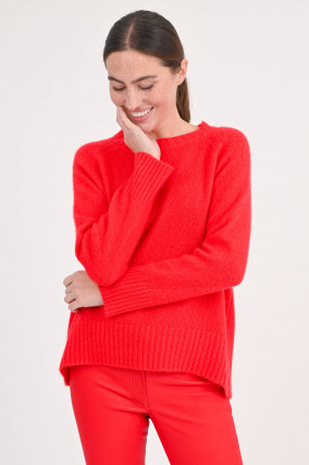 Cashmere-Pullover TATUM in Rot