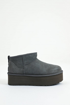 Lammfell-Boot ULTRA MINI in Grau