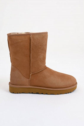 Lammfell Boot CLASSIC SHORT in Chestnut