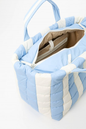  Tasche PORTER WEEKENDER in Hellblau/Weiß