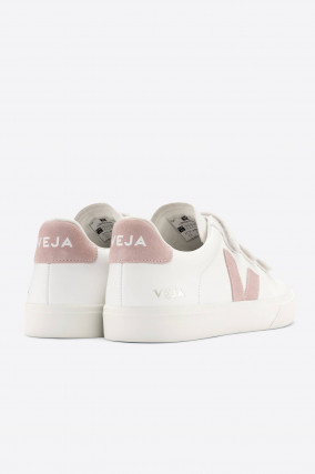 Sneaker RECIFE mit Klettverschluss in Weiß/Rosa