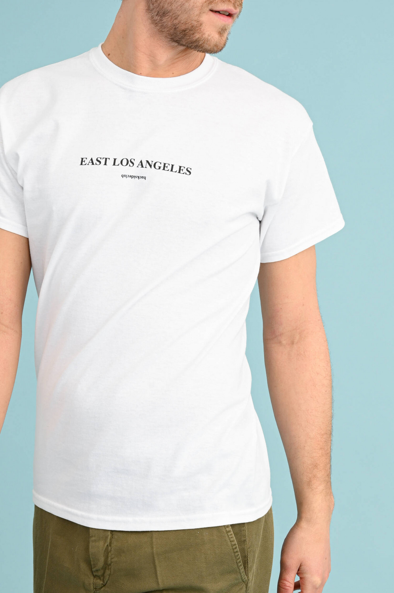 T Shirt EAST LOS in Weis