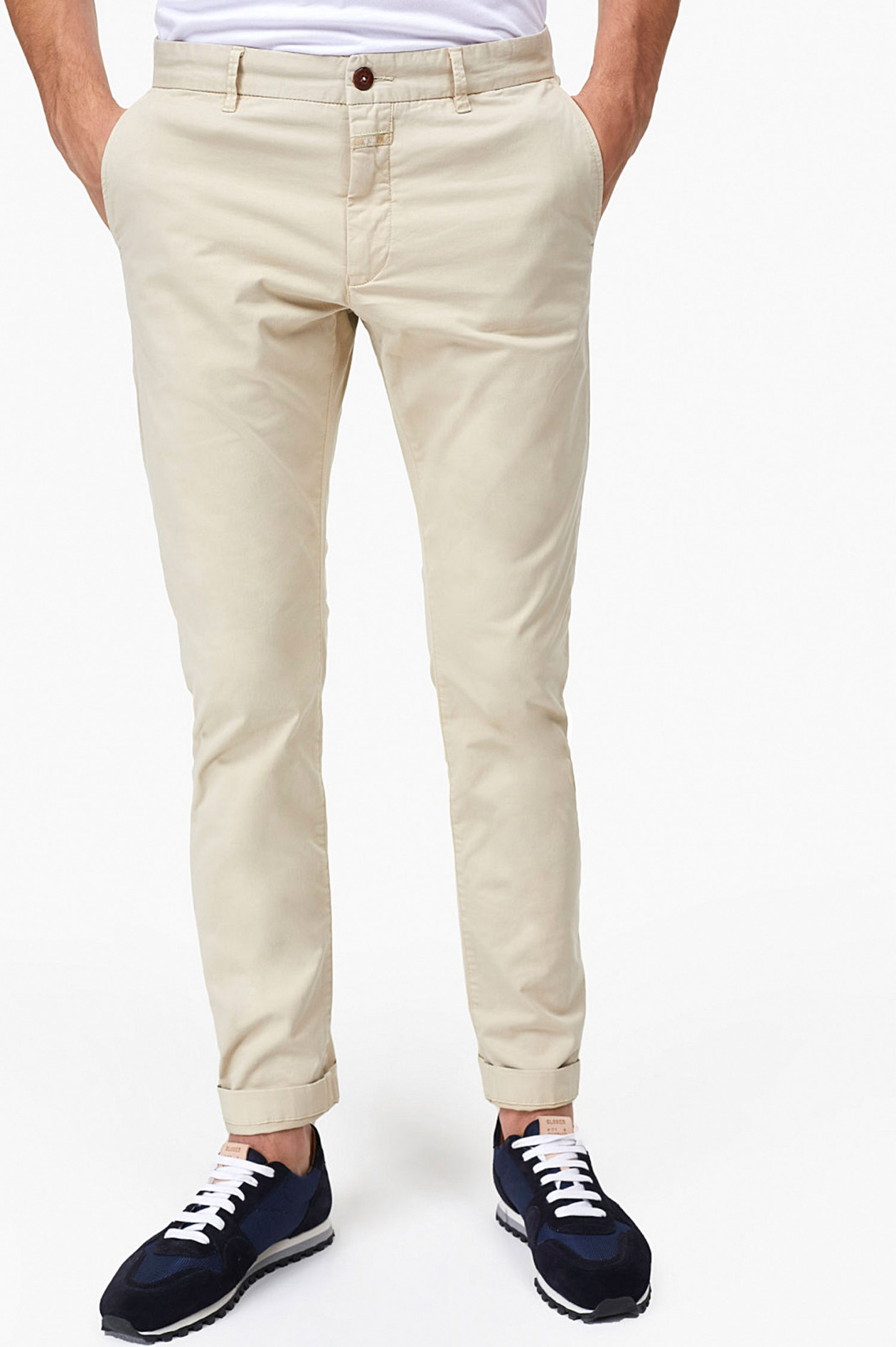 Closed Chino Clifton Slim in Beige GRUENER.AT