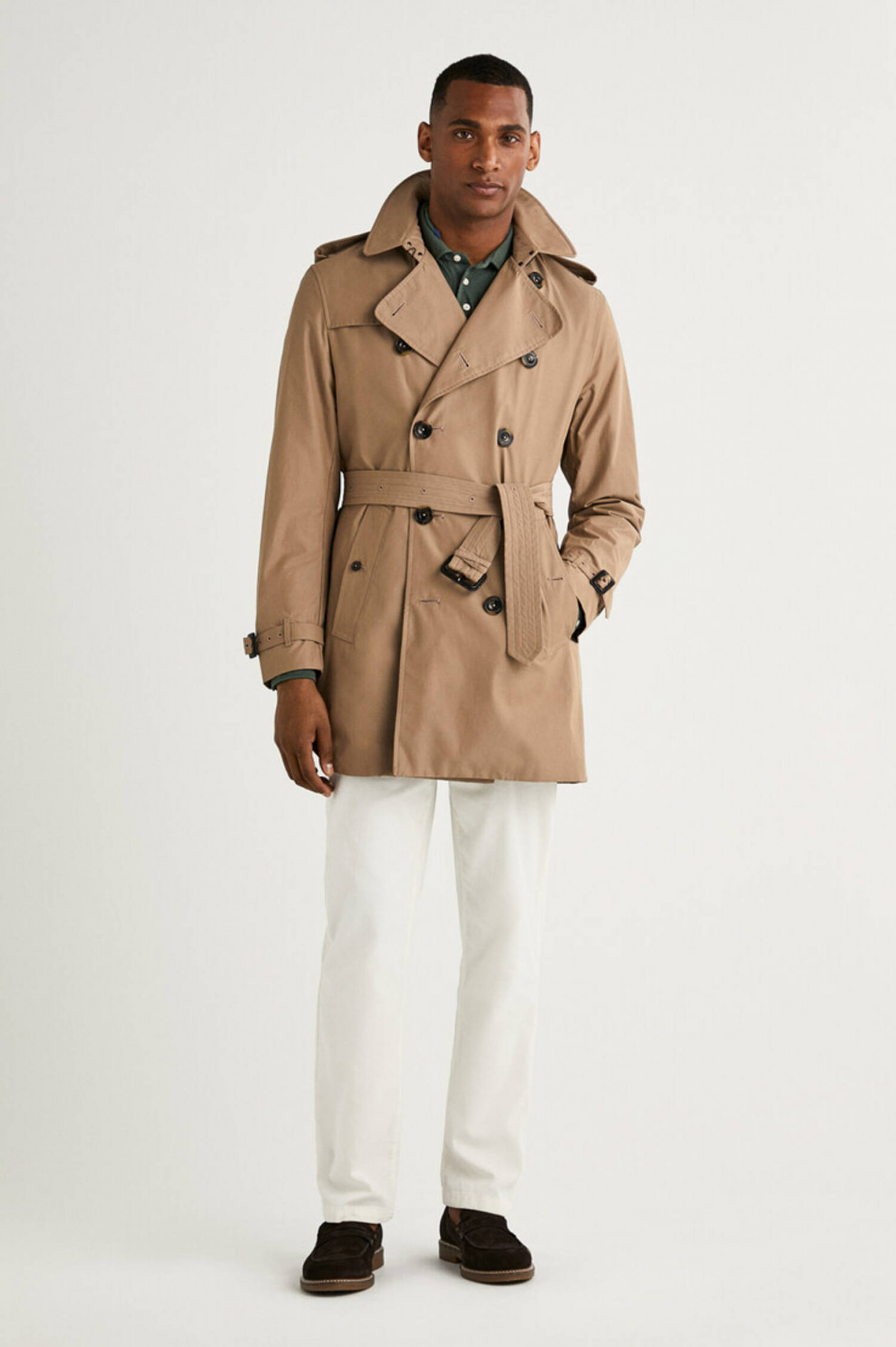 Hackett London Trenchcoat BAILY in Beige GRUENER.AT
