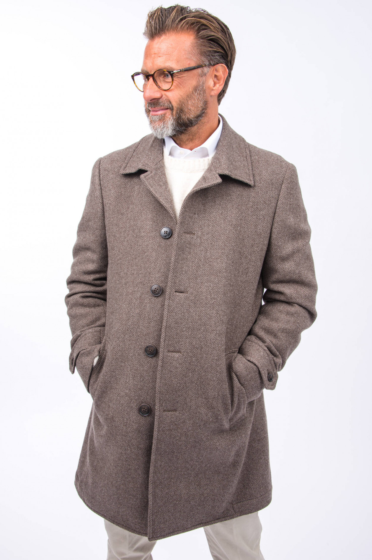 hackett peacoat
