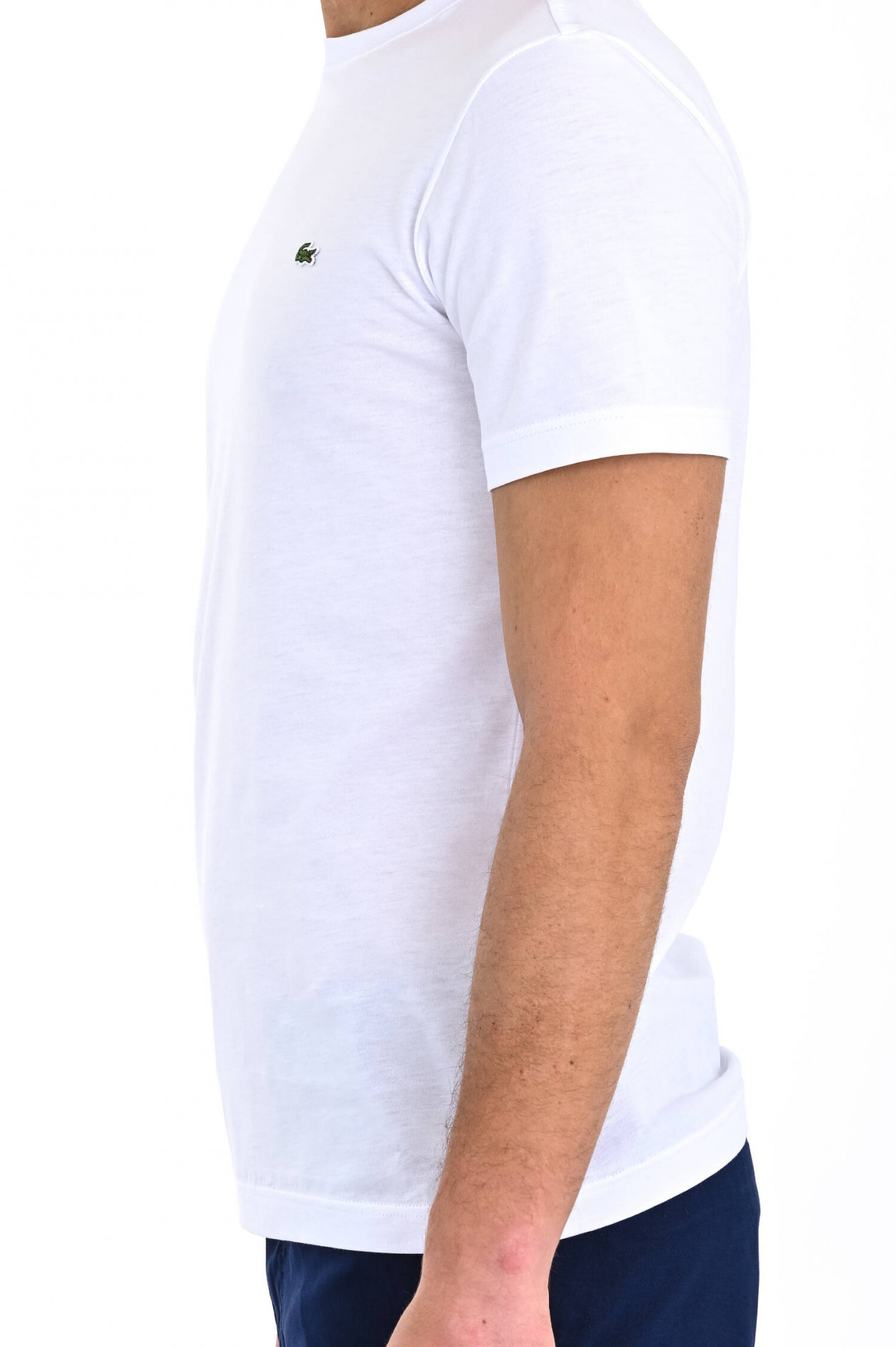 Lacoste T-Shirt mit Logo in Weiß