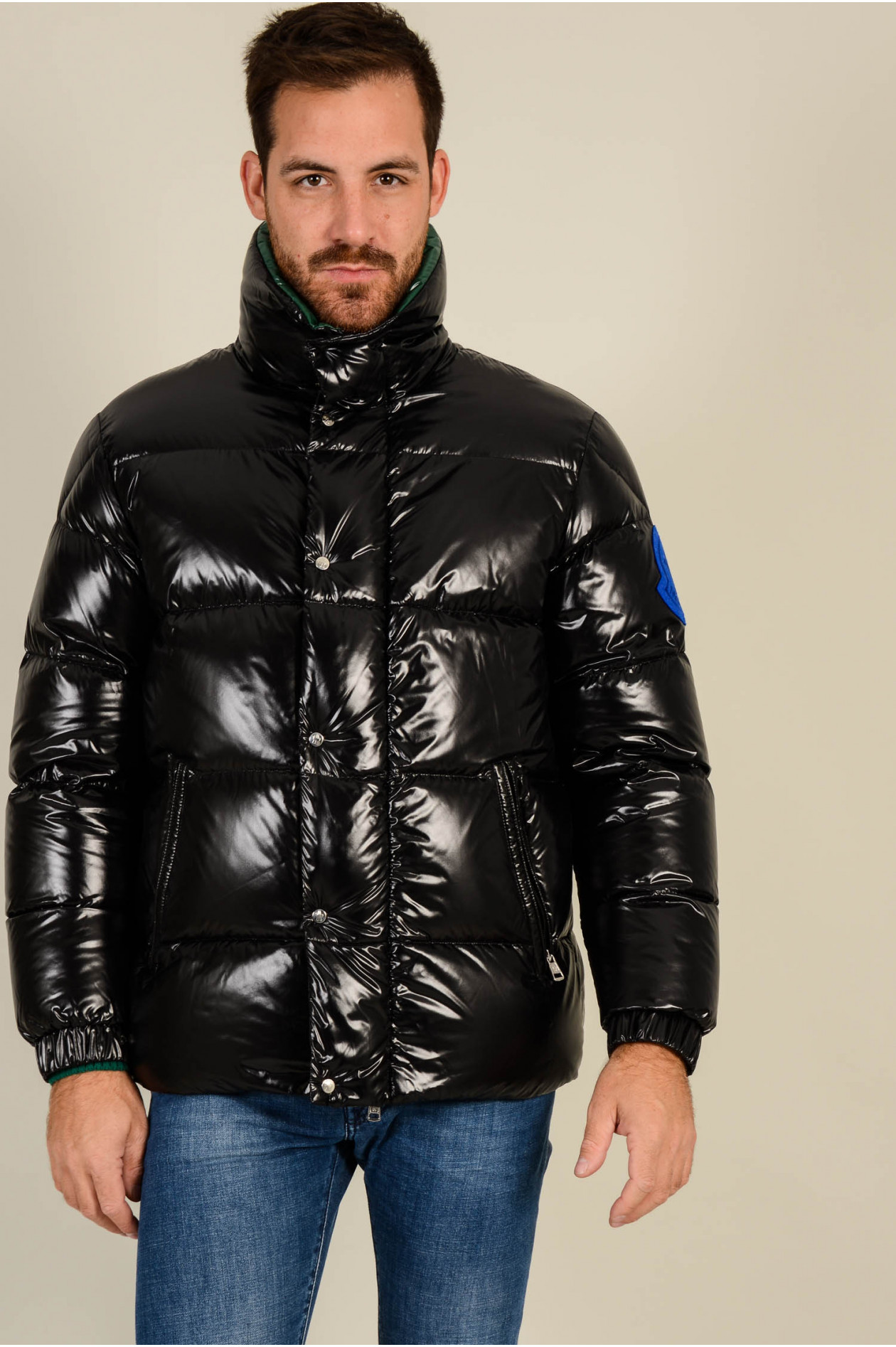Moncler Daunenjacke DERVAUX in Schwarz Blau GRUENER.AT