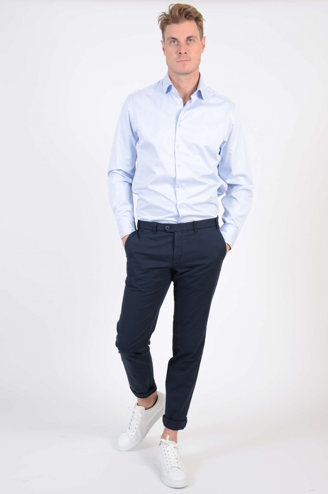 Van Laack Twill Hemd in Hellblau GRUENER.AT