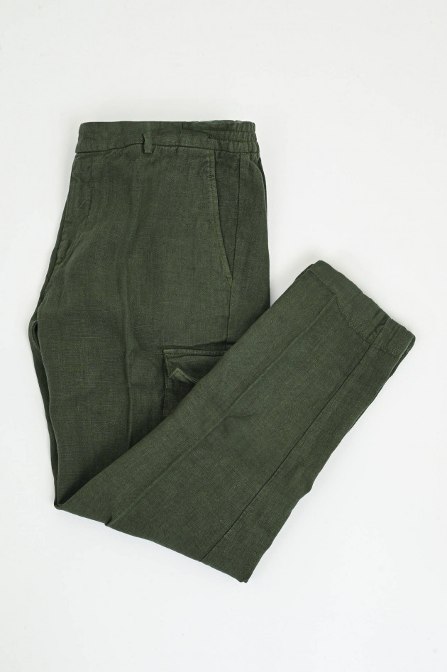 04651/ A trip in a bag Leinen-Cargo in Jungle Green