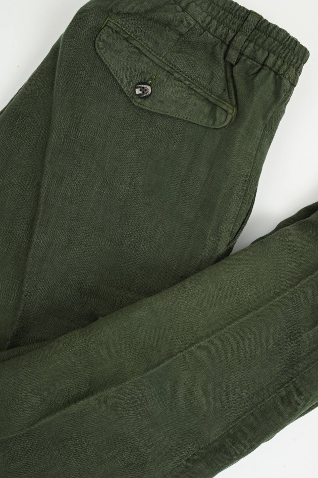 04651/ A trip in a bag Leinen-Cargo in Jungle Green