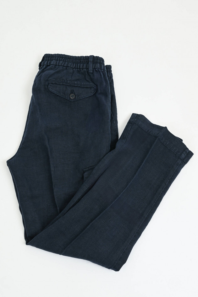 04651/ A trip in a bag Leinen-Cargo in Navy