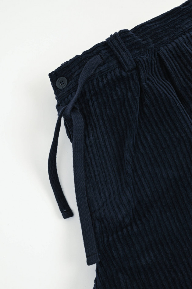 04651/ A trip in a bag Breitcordhose in Navy