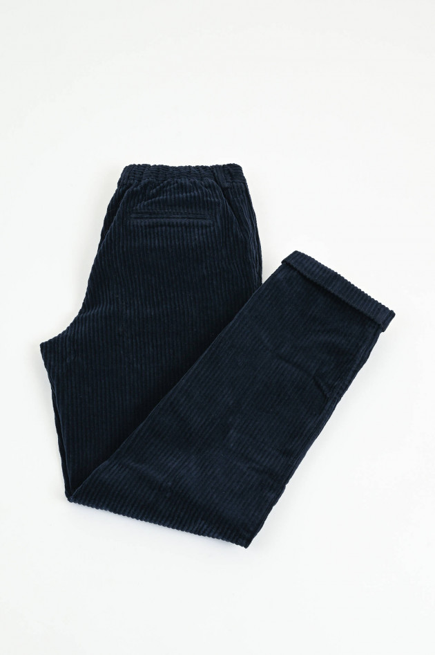 04651/ A trip in a bag Breitcordhose in Navy