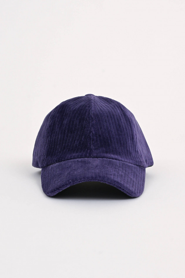 04651/ A trip in a bag Base Cap aus Cord in Violett