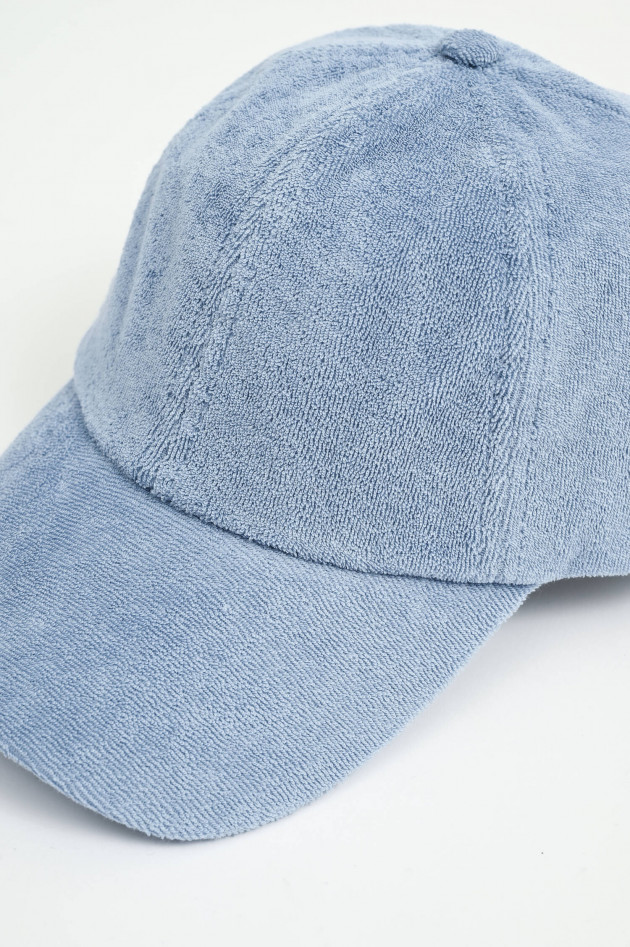 04651/ A trip in a bag Basecap aus Frottee in Sky