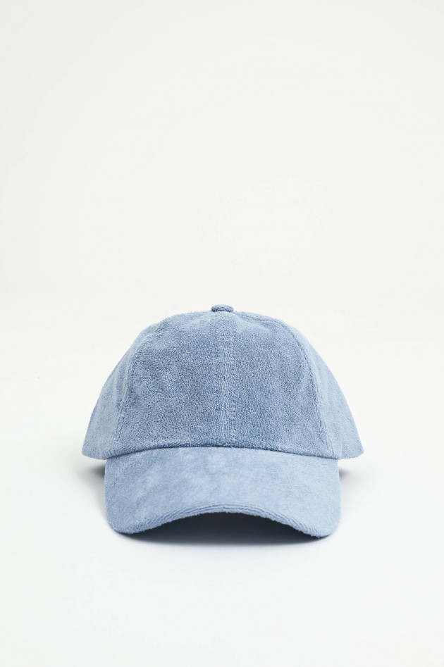 04651/ A trip in a bag Basecap aus Frottee in Sky