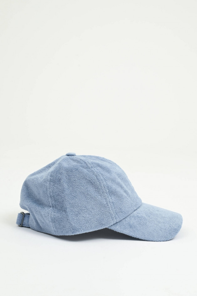 04651/ A trip in a bag Basecap aus Frottee in Sky
