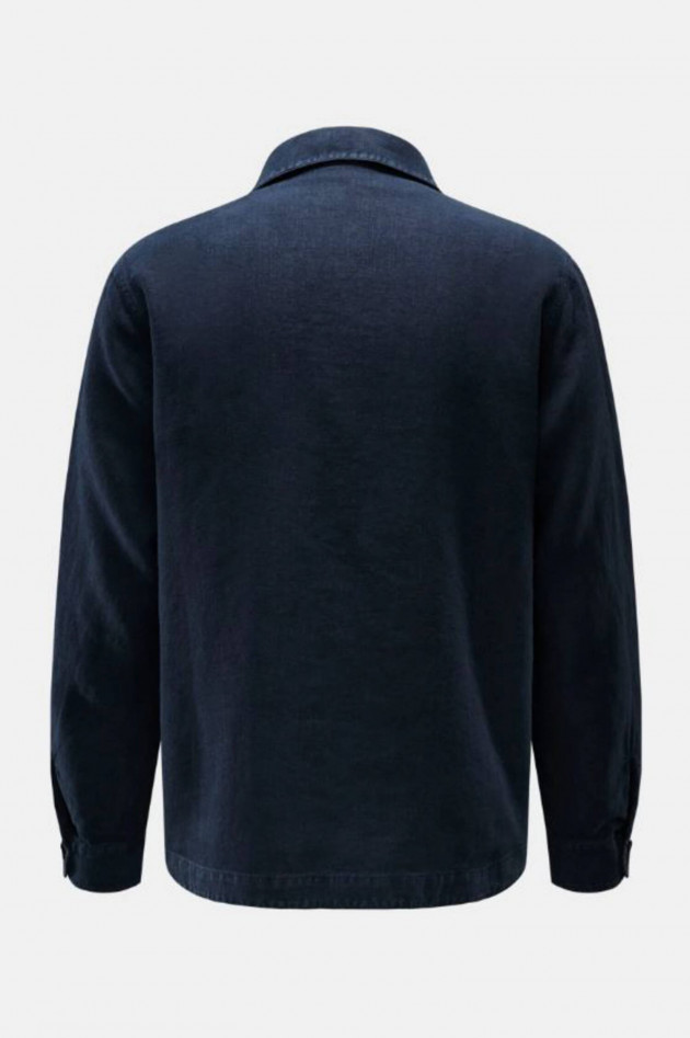 04651/ A trip in a bag Jacke aus Leinen in Navy