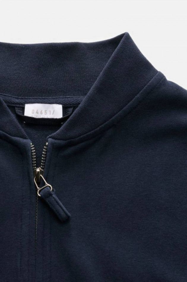 04651/ A trip in a bag Sweat-Bomberjacke in Navy