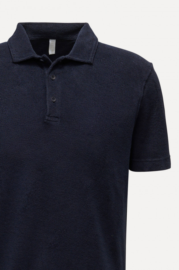 04651/ A trip in a bag Poloshirt TERRY in Navy