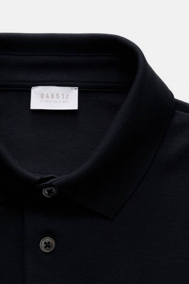 04651/ A trip in a bag Poloshirt TP in Navy