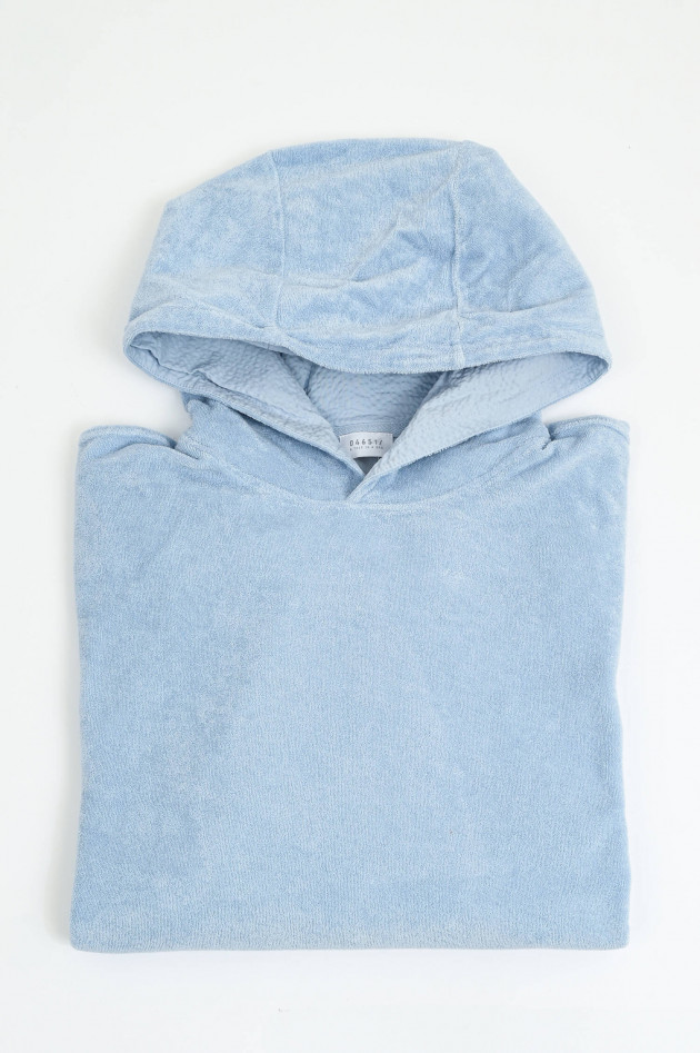 04651/ A trip in a bag Frottee-Hoodie BEACH in Sky
