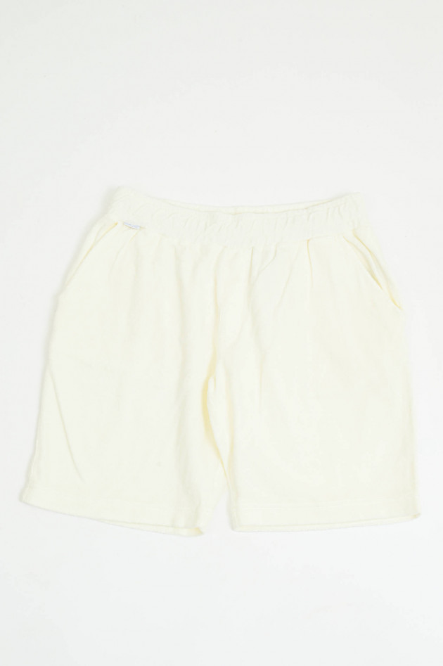 04651/ A trip in a bag Frottee-Bermudashorts in Ivory