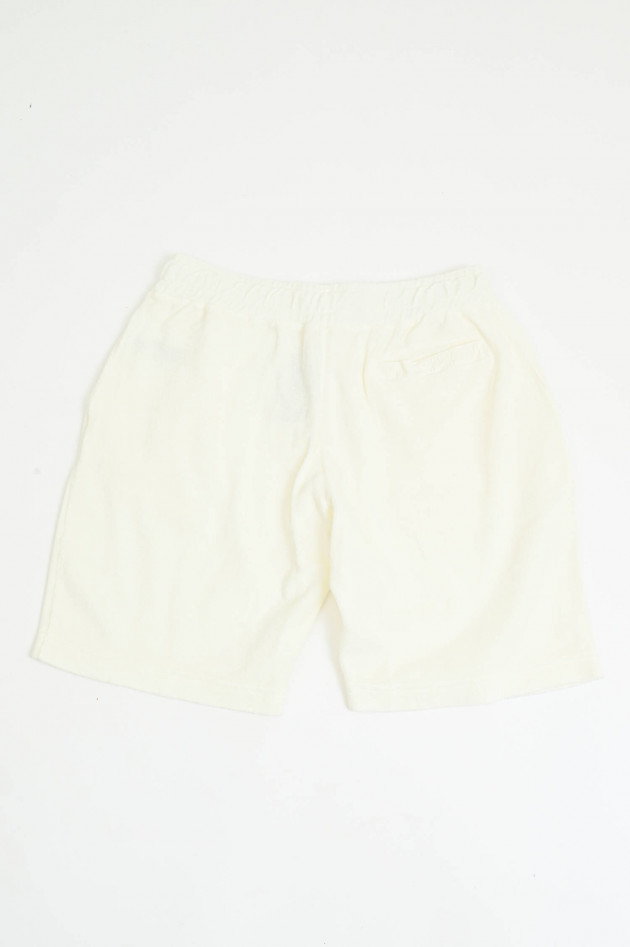 04651/ A trip in a bag Frottee-Bermudashorts in Ivory
