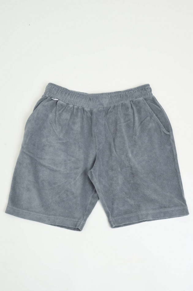 04651/ A trip in a bag Frottee-Bermudashorts in Grau