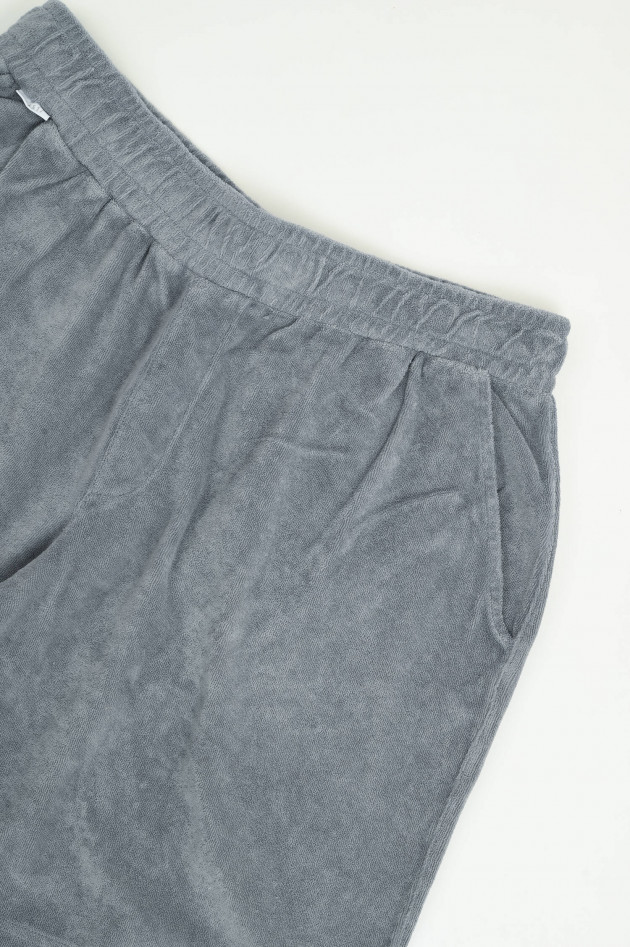04651/ A trip in a bag Frottee-Bermudashorts in Grau