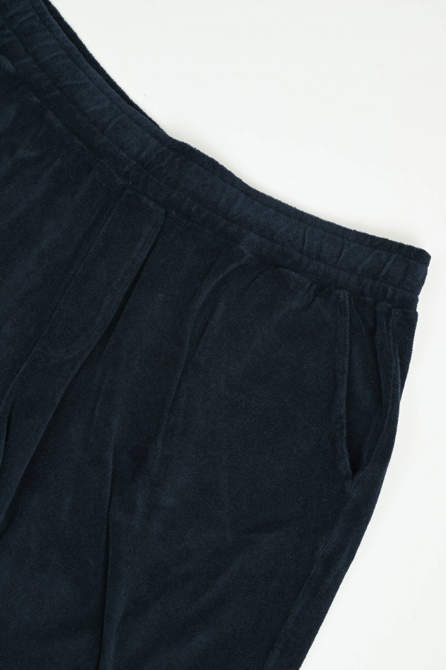 04651/ A trip in a bag Frottee-Bermudashorts in Navy